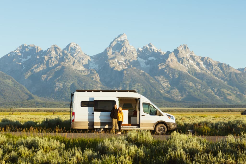 Chris and Julia with Fernweh the Van