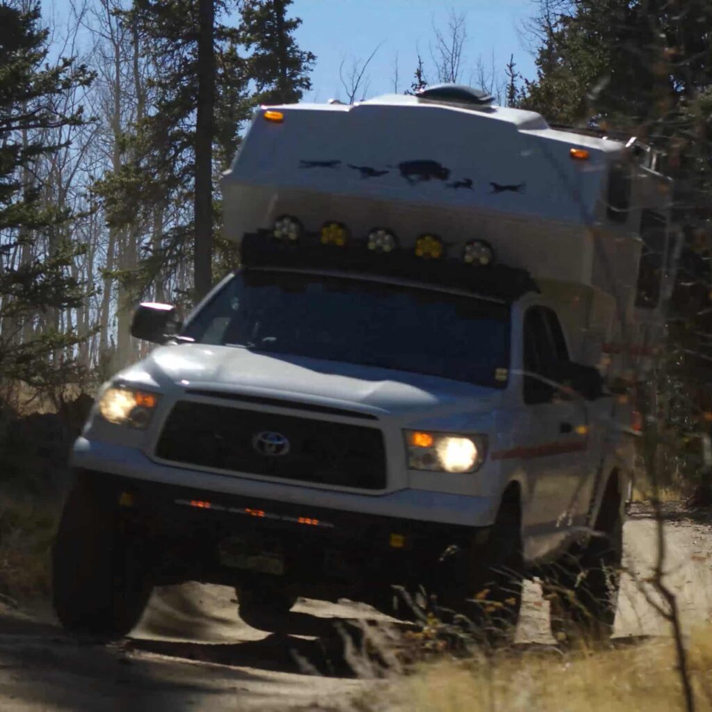 Kelly Lund's Toyota Truck Camper Off Road