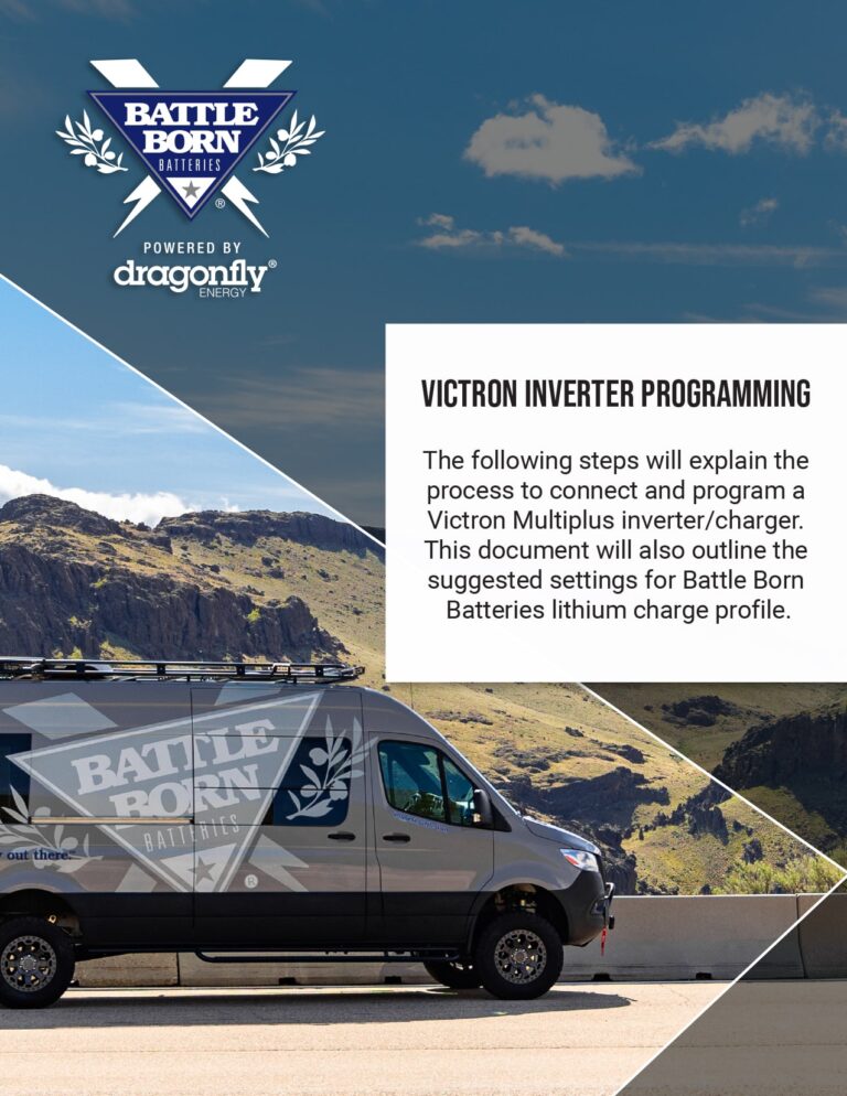 Victron Inverter Programming Graphic