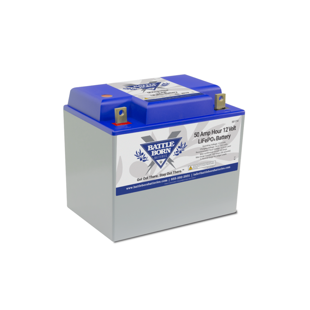 50Ah 12V Group 24 LiFePO4 Deep Cycle Battery