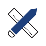 Pencil and Ruler Icon