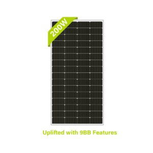 200W 12V Monocrystalline Solar Panel